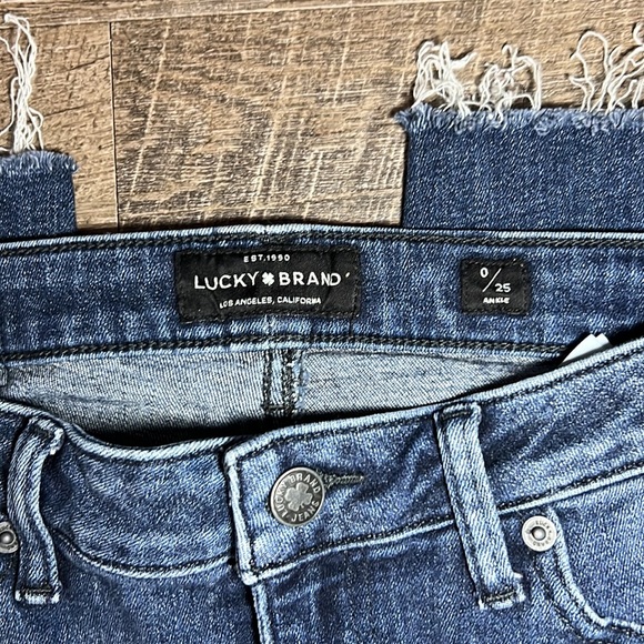 Lucky Brand Lolita Skinny Raw Hem Ankle Skinny Jeans - Picture 2 of 4